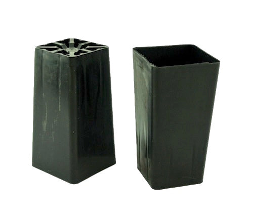 40mm Square Plastic Pot & Large Tray Set
