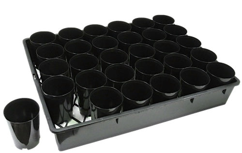 75mm Round Pot & Large Tray Set