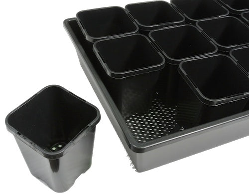 85mm Square Pot & 480mm Nursery Tray  sets