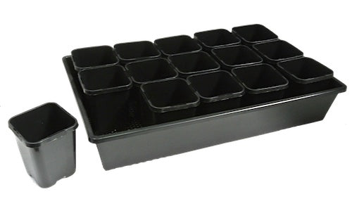 85mm Square Pot & 480mm Nursery Tray  sets