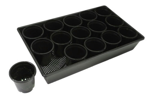 90mm Slim Round Pot & 480mm Seedling Deep Tray sets