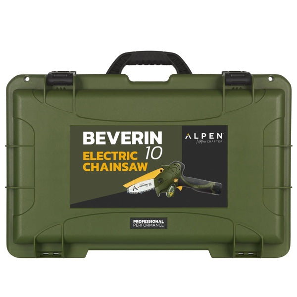 Alpen Beverin 10 Electric Chain Saw | Cordless Mini Pruning Kit with 2 Batteries