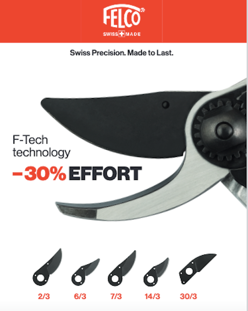 FELCO 6/3 F-Tech Coated Replacement Pro Blade for Felco 6 & 12