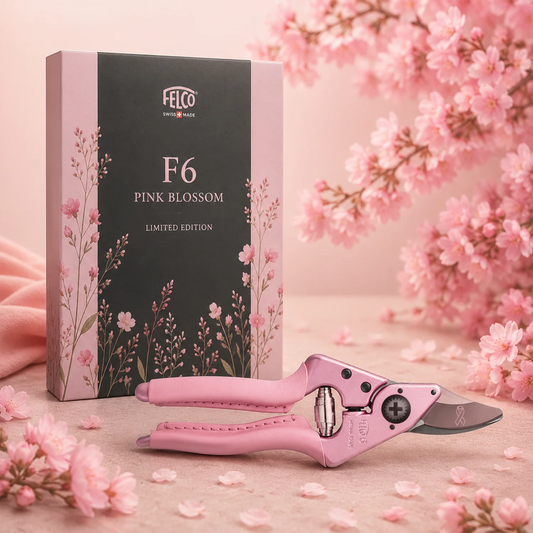 FELCO 6 Pink Blossom Secateurs & Holster | Limited Edition Set