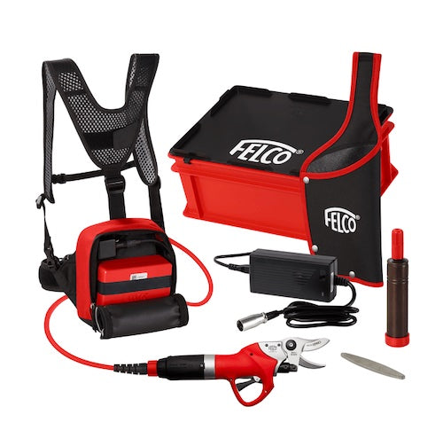 FELCO 802+ Full Kit Electric Pruning Shears inc 5.4Ah battery