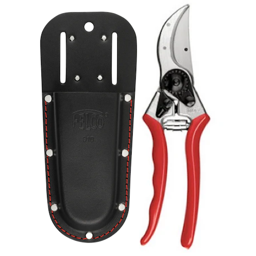 Felco 2 + Felco 910 Black - Pruning Shear / Secateurs with Leather Holster