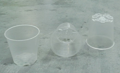 Clear Pots by TEKU - 60mm Recyclable