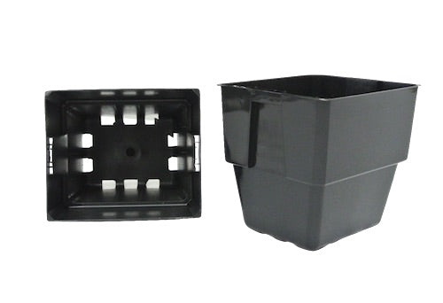 116mm Plastic Punnet Pots & Seedling Trays(Fine Hole Trays) Set