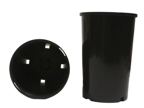 165mm Citrus Round Plastic Pot (3.7L)