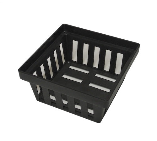 165mm Square Basket / Mesh / Net Plant Pots - Orchids / Vandaceous/ Hydroponics - AusPots