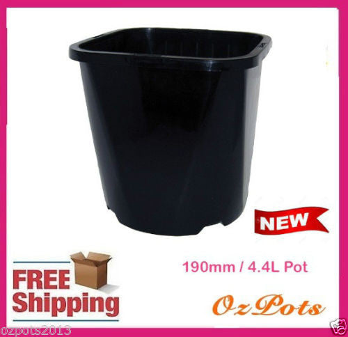 190mm Square Round Pots - Ozpots