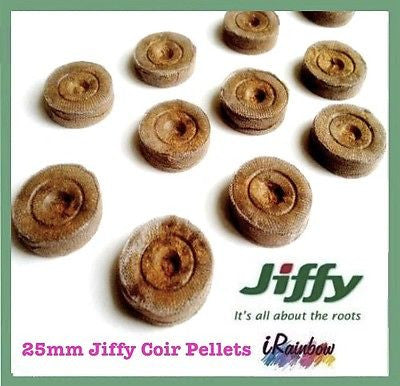25mm Jiffy-7 Coir Pellets Round - Ozpots