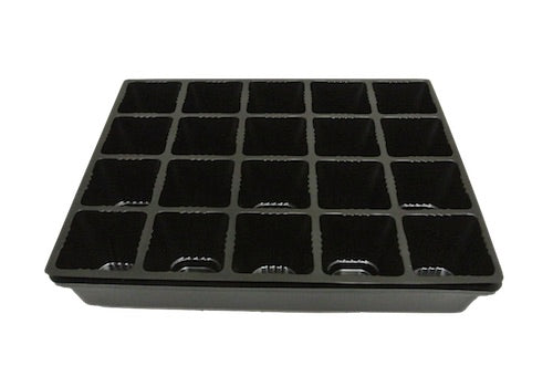 A Plastic Seedling Tray Kwikpot 20 Cell(65x65)mm with Hydro tray - Propagation