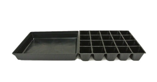 A Plastic Seedling Tray Kwikpot 20 Cell(65x65)mm with Hydro tray - Propagation