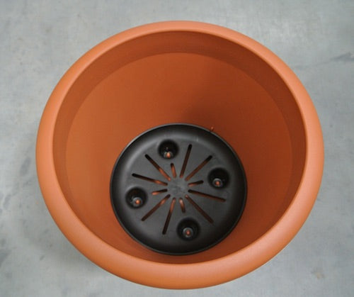 Decor 230mm Self-watering Garden Pot (Terracotta) x 6pots - AusPots