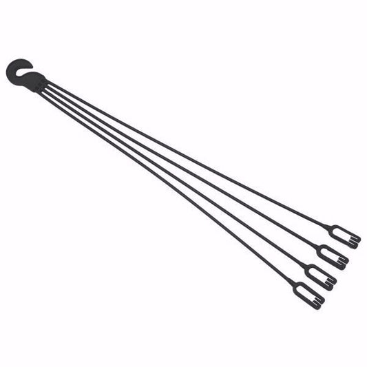 360mm Universal 4 Clasps Hanger (Green)