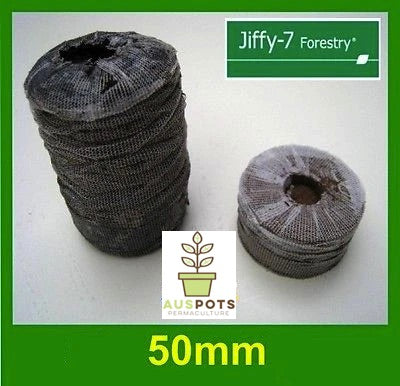 50mm Jiffy Forestry Vine Pellets Round x 486pcs - AusPots