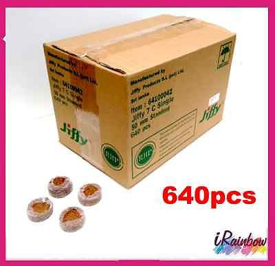 Jiffy-7C Coir Pellets Round 50mm x 640pcs - Bulk Buy - AusPots Permaculture