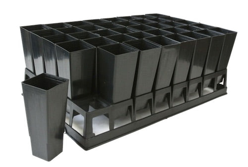 50mm Forestry Square Tube/Pot & 40cell Air Pruning Tray sets