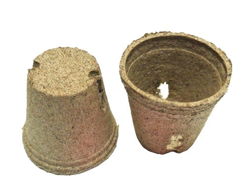 55mm Jiffy Round Pot & Tray set -1, 3 or 6 sets