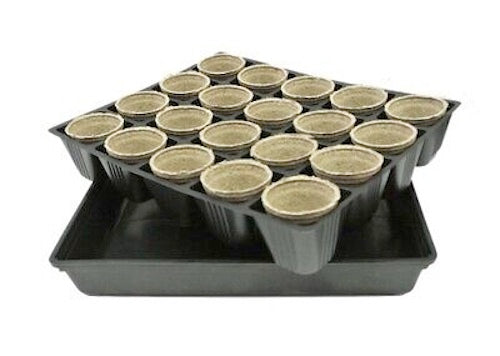 60mm Jiffy Pot & 20-cell Tray Liner & Hydro Tray sets