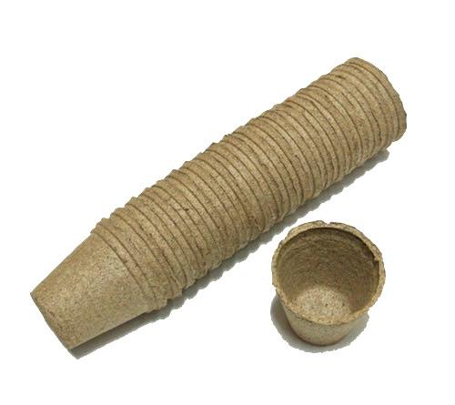 60mm Jiffy Pots (No Drainage Hole NDH ) x 3,000pcs - BULK - AusPots