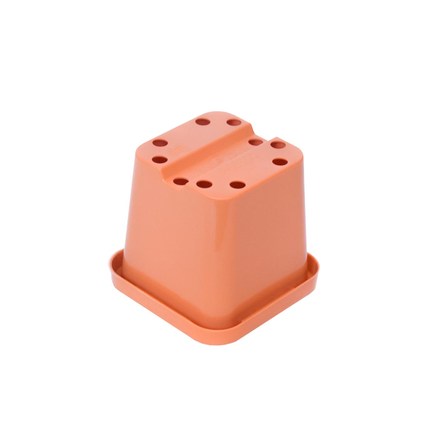 63mm Square Pots - Clay Colour - AusPots