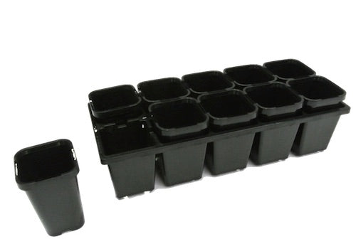 68mm Plant Pots/Tube & 10cell Punnet Tray Set