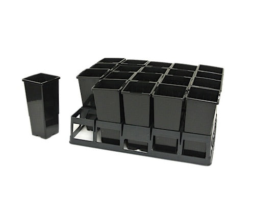69mm Deep Plant Tubes/Pots & 20 cell Tray Set - AusPots