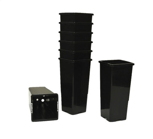 69mm Square Deep Garden Plant Pot / Tube - AusPots