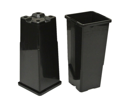 69mm Square Deep Garden Plant Pot / Tube - AusPots