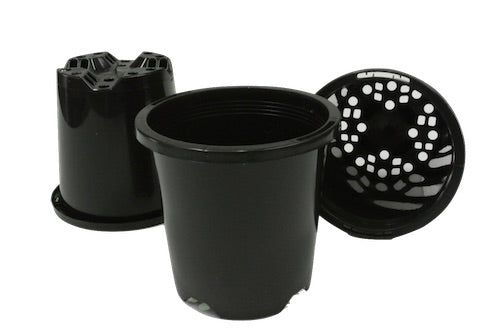 90mm Slimline Round Garden Pot with Tag Lock