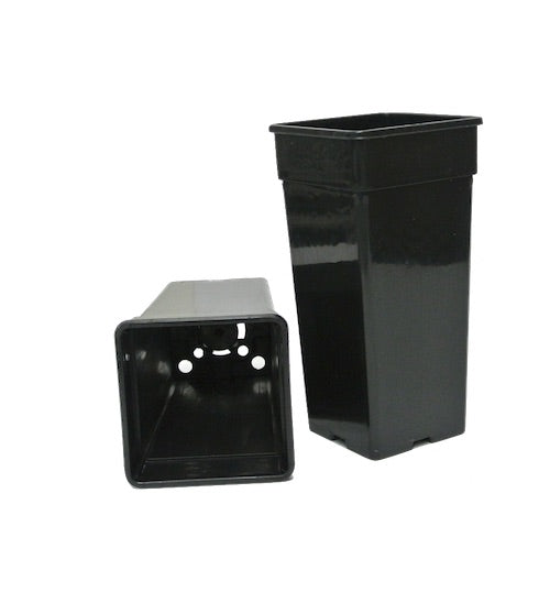 90mm Sqaure  Plastic Tube / Pot - AusPots