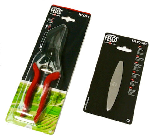 Felco 6 Secateurs & Felco 903 Sharpener