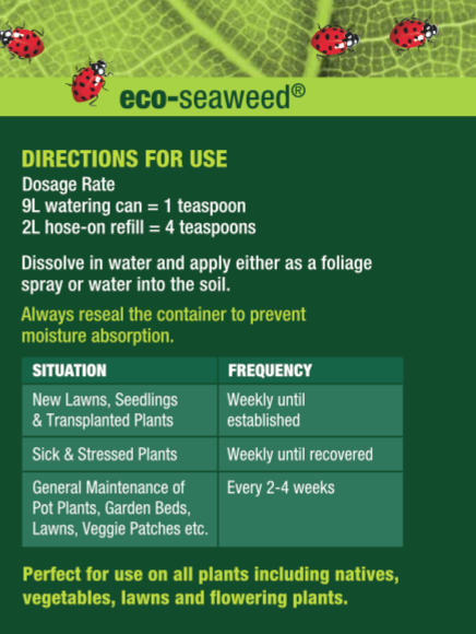 Eco-Seaweed - Soluble Seaweed Extract Powder - AusPots