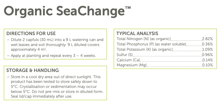SeaChange Liquid Kelp -Bulk