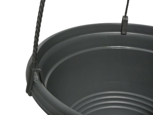 TEKU 300mm Hanging Basket & Hanger Set ( Dark Grey)