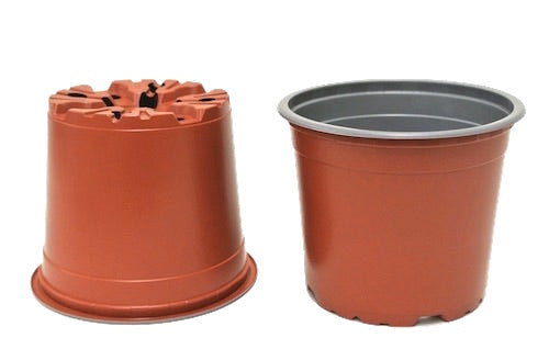 120mm TEKU Squat Round Pots VCG - AusPots