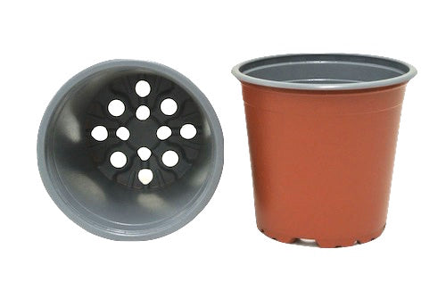 100mm Round Pots by TEKU Terracotta VCH