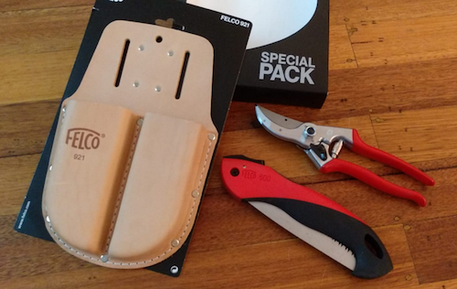Felco 4 Secateur + Felco 600 Pull saw + Felco 921 Leather Holster - Special Pack - AusPots