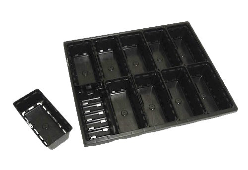 Metric Watersaver Punnet x 10pcs + Tray - Plant / Garden Propagation & Seedling - AusPots