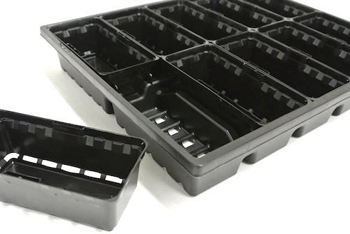 Metric Watersaver Punnet x 10pcs + Tray - Plant / Garden Propagation & Seedling - AusPots