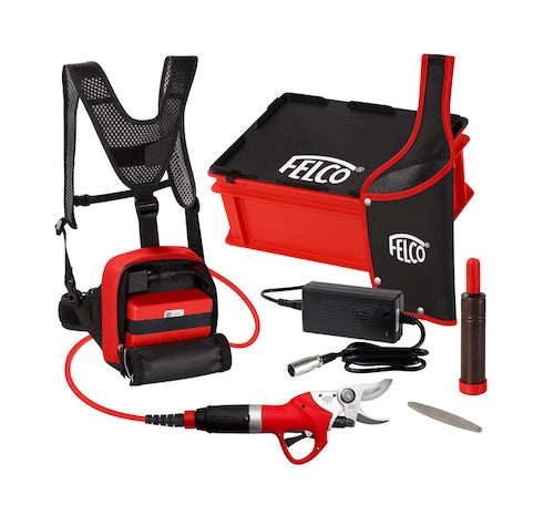 FELCO 812+ Kit electric pruning shear with Power+battery and PowerPack