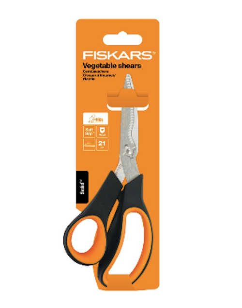 Fiskars Garden Scissors Solid Vegetable Sheers SP240