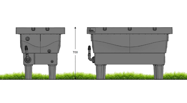 Foodcube Slim - NEW - Wicking Garden Bed ( BRISBANE / GOLD COAST ) - AusPots