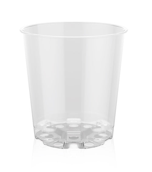 TEKU 60mm Recyclable clear  pots  -Great for Orchids  / Phalaenopsis