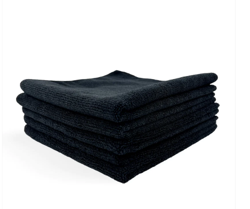 Microfibre Cleaning Cloths - 250 GSM Black