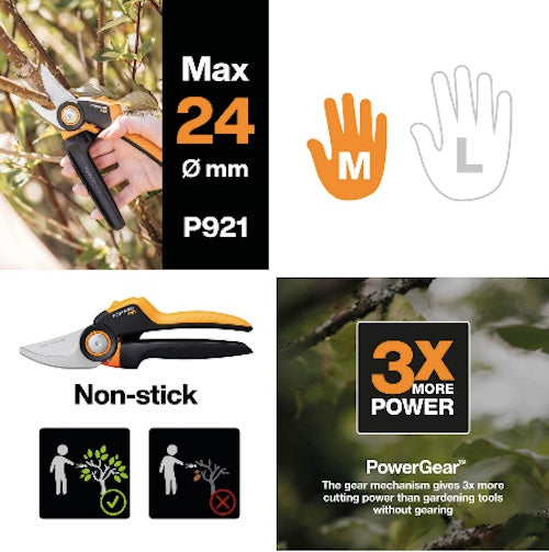 Fiskars P921 X-series 24mm Bypass Pruner