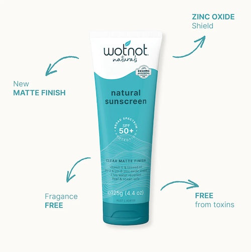 Natural Sunscreen SPF50+ by Wotnot 125g