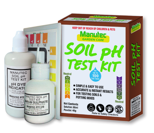 pH Soil Test Kit by Manutec - approx. 100 Tests